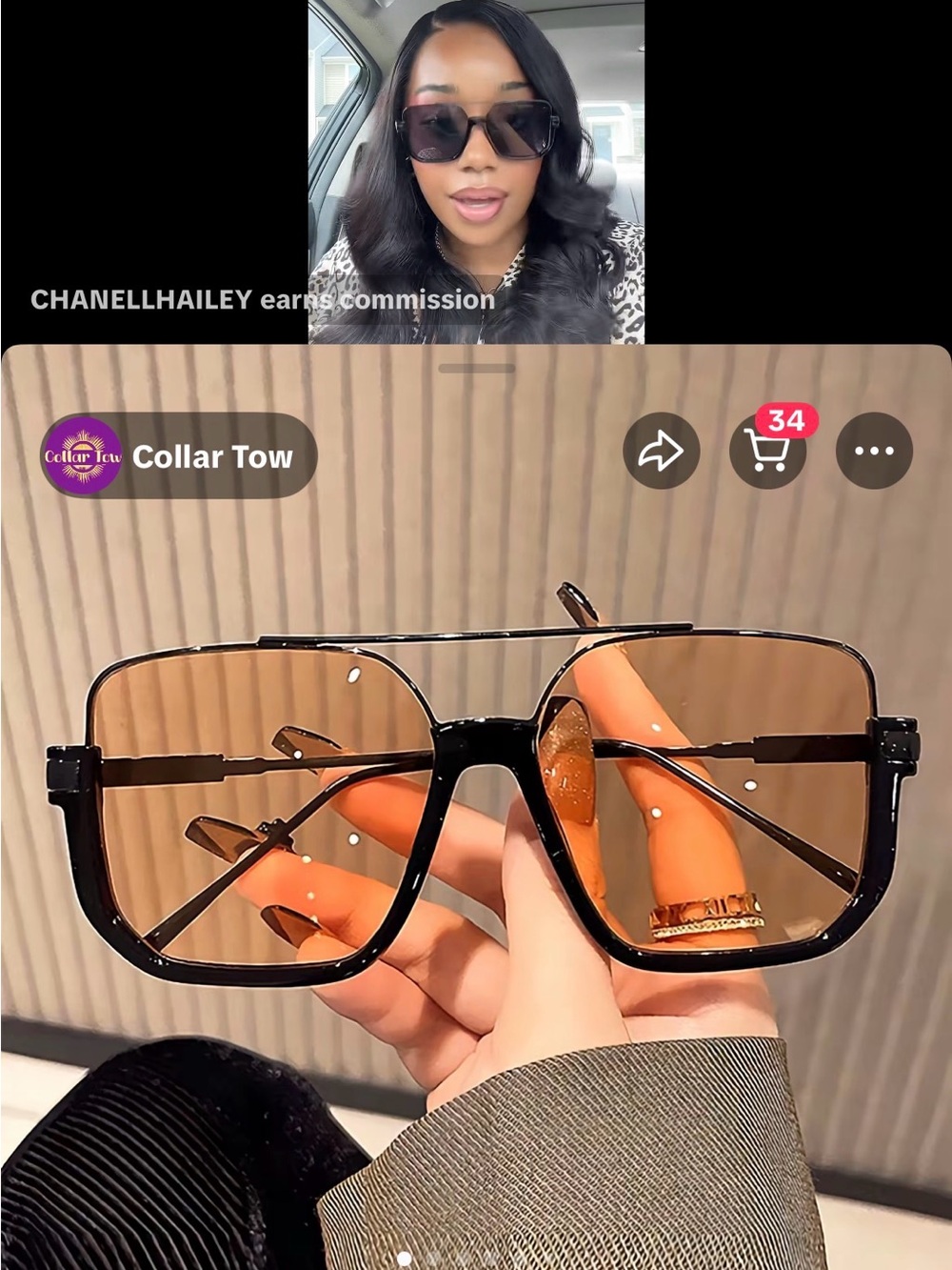 TikTok Aviator Sunglasses